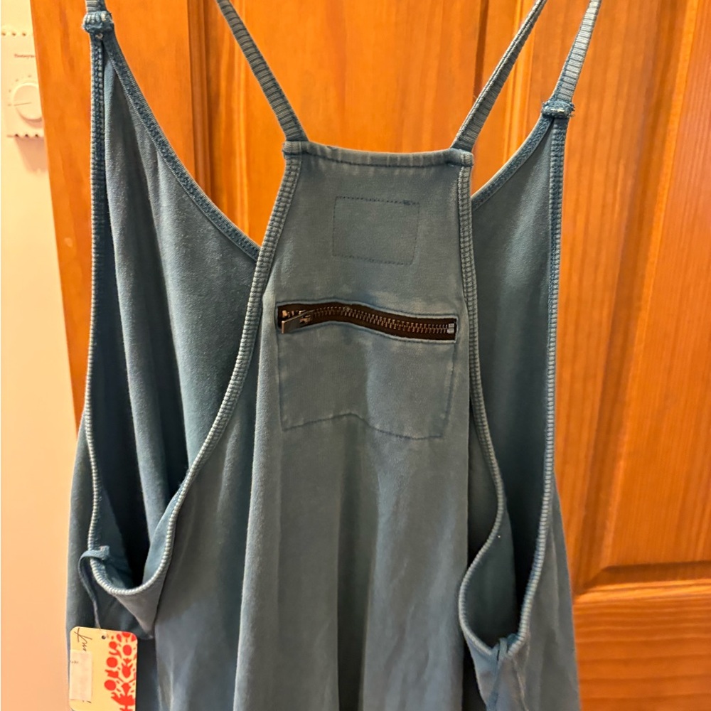 Free People Hydro Blue Hot Shot Onesie NWT - Picture 4 of 5